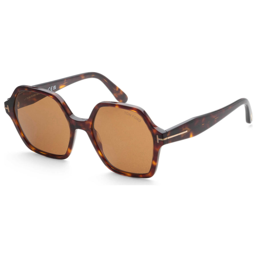 Preloved - Tom Ford Womens Romy 56mm Dark Havana Sunglasses Ft1032-52e-56 One Color