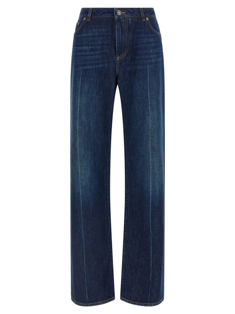 Dolce & Gabbana Cotton denim jeans in indigo