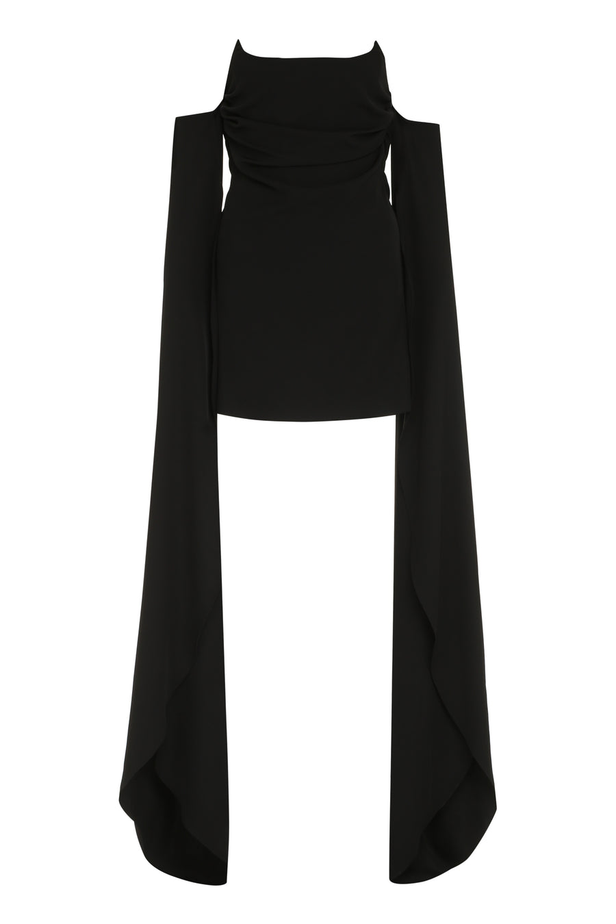 Jersey Mini Dress With Reinforced Corset Black Polyester