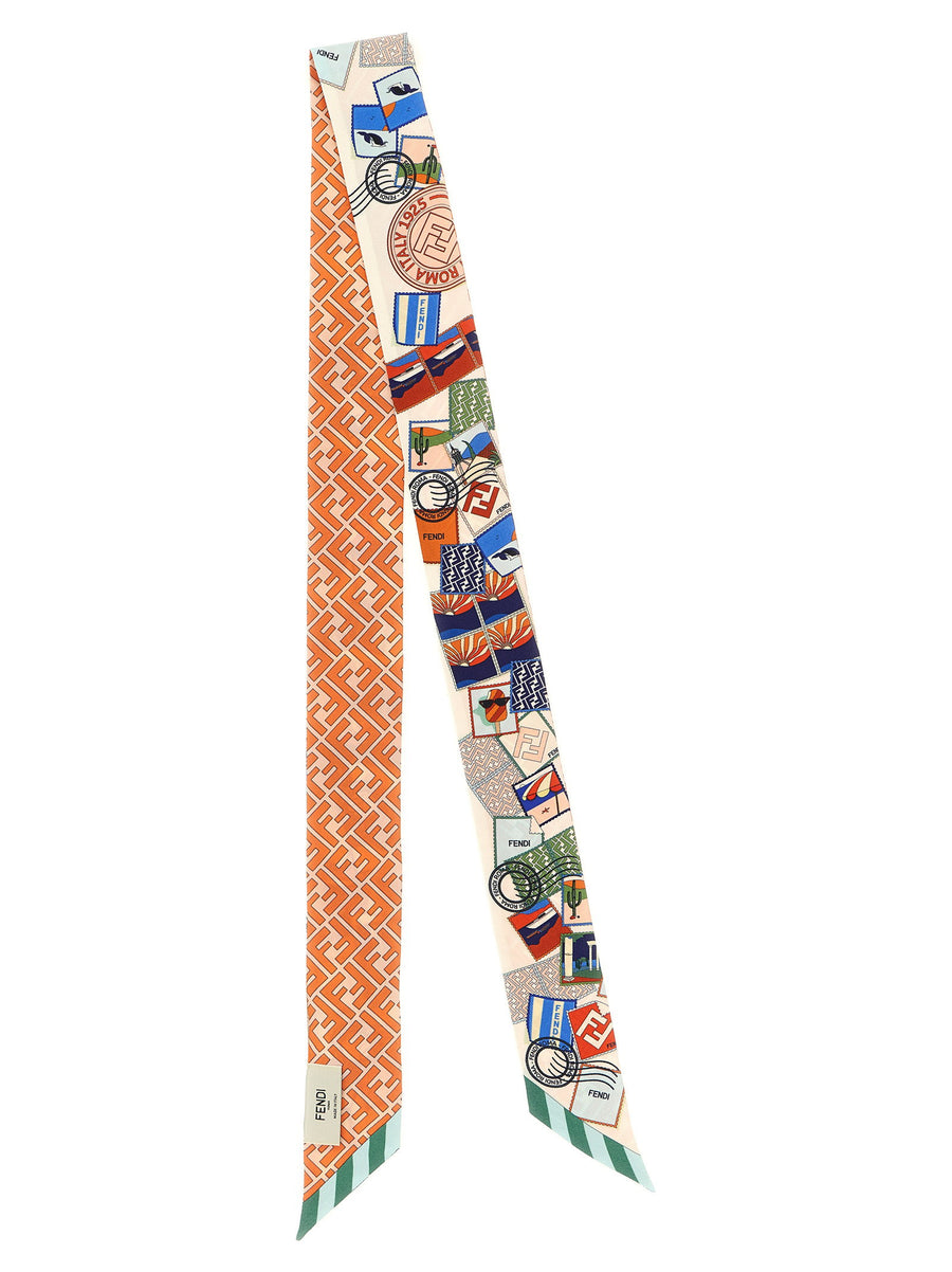 Fendi Wrappy Scarf — Orange
