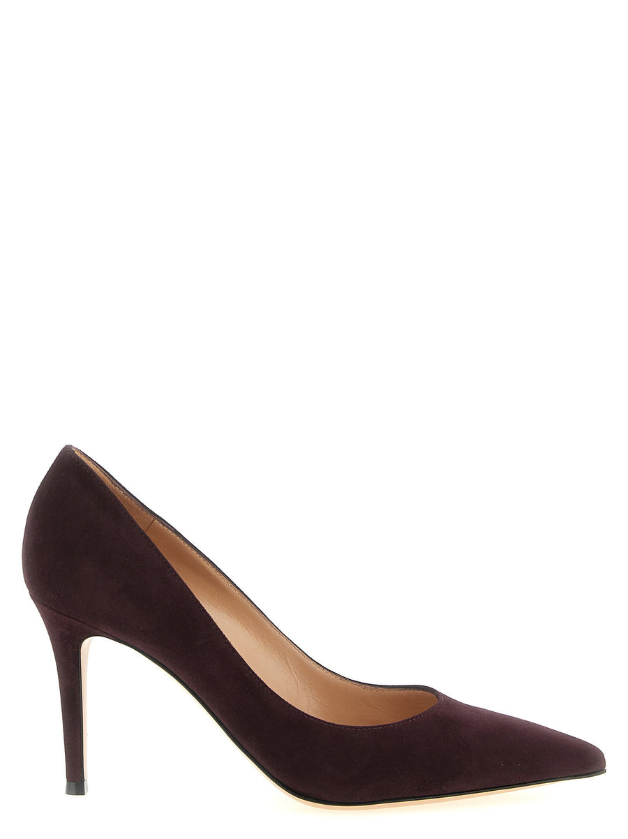 حذاء كعب عالي Gianvito Rossi — عنابي