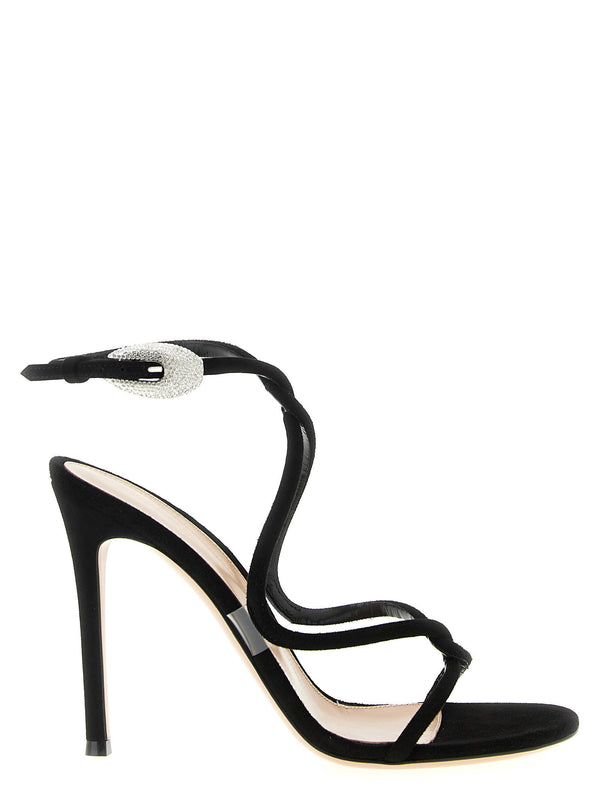 حذاء Mamba من Gianvito Rossi صندل — أسود