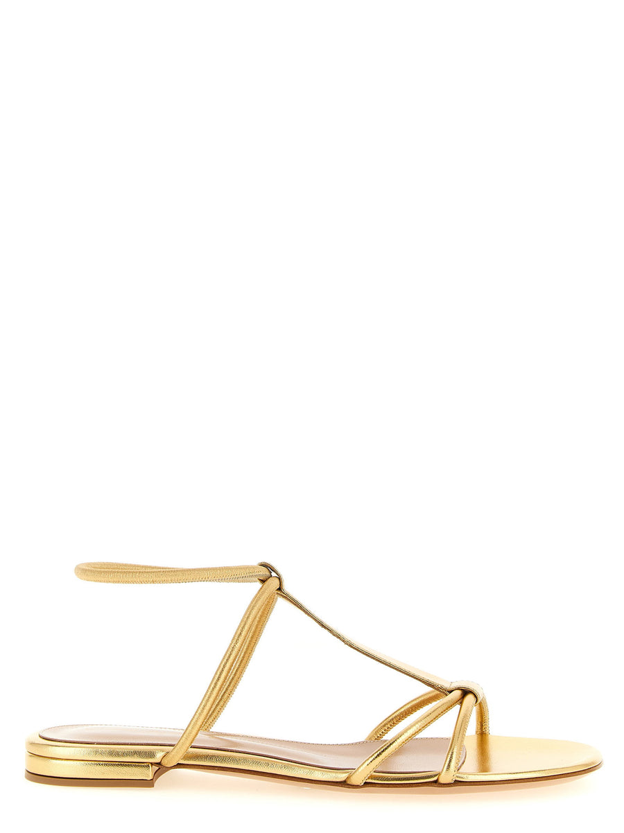 Gianvito Rossi Lilo Sandal — gold