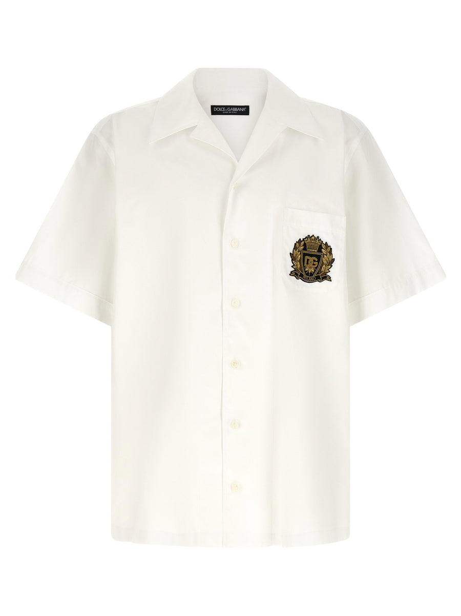 Dolce & Gabbana Hawaii Shirt — Cream