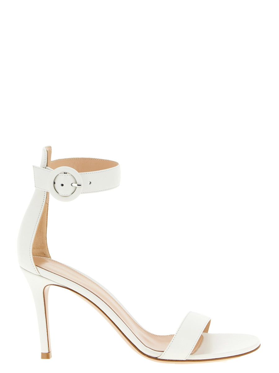 Gianvito Rossi Portofino Sandal — white