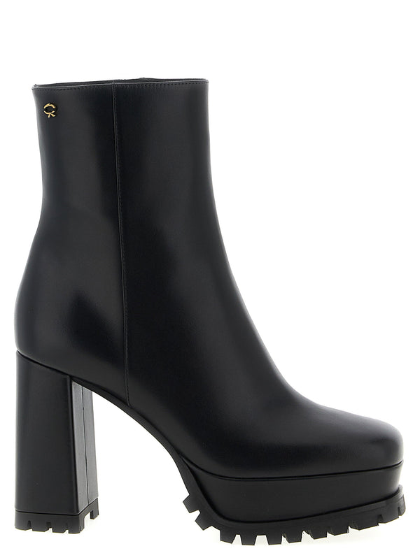 حذاء بوت كاحل Gianvito Rossi هارلم — أسود