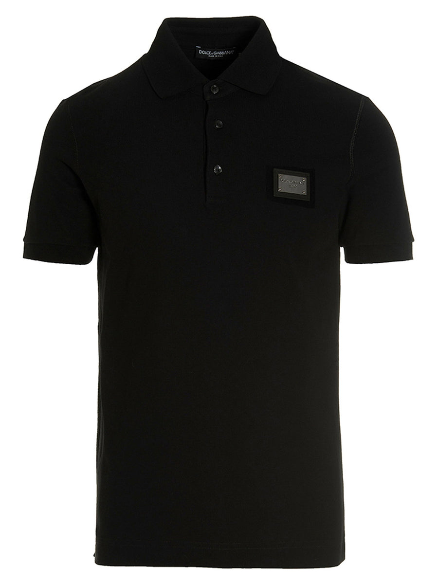 Dolce & Gabbana DG Essential Polo — Black