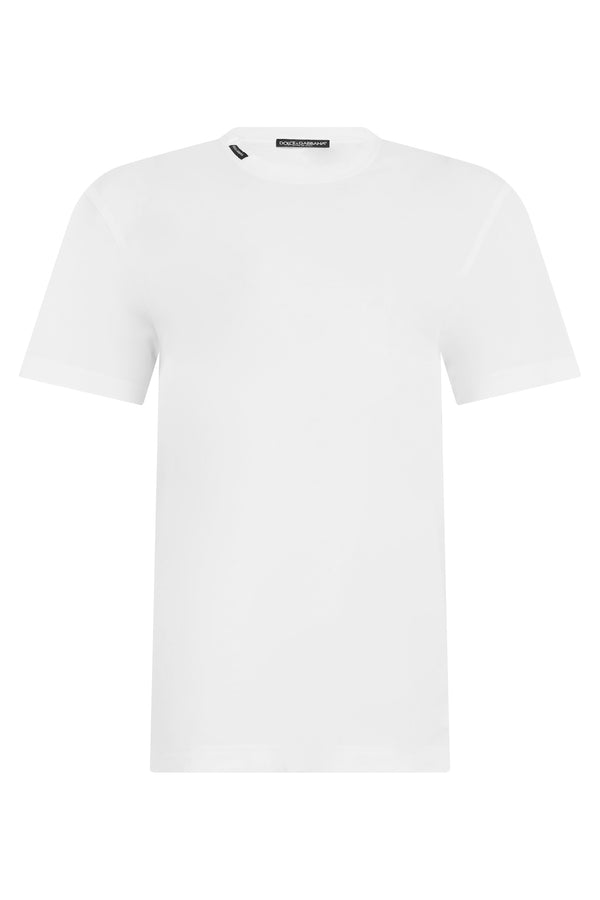 Cotton T-Shirt Short Sleeve Optical White T-shirts