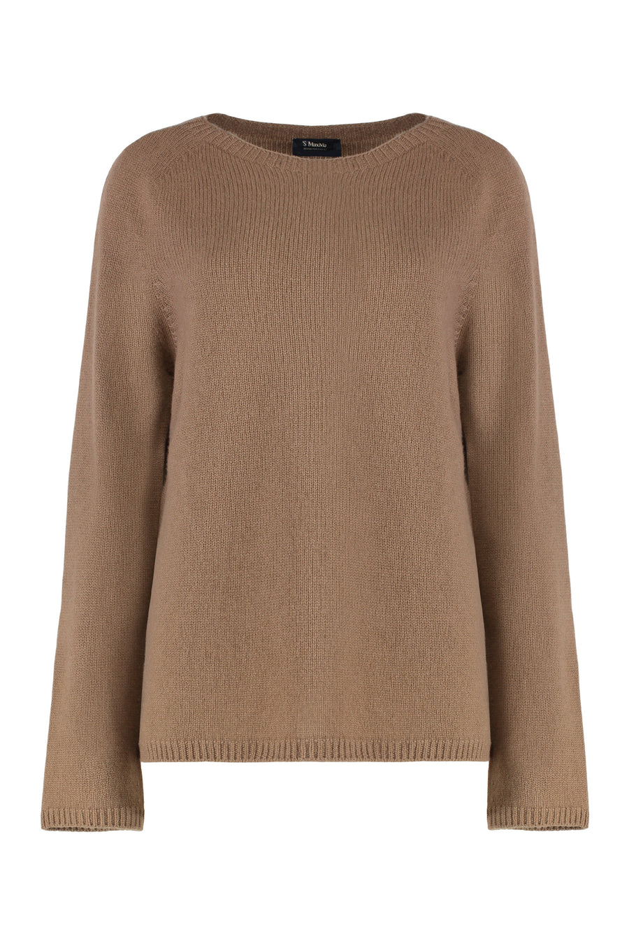 Crew Neck Sweater Wool And Cashmere Camel