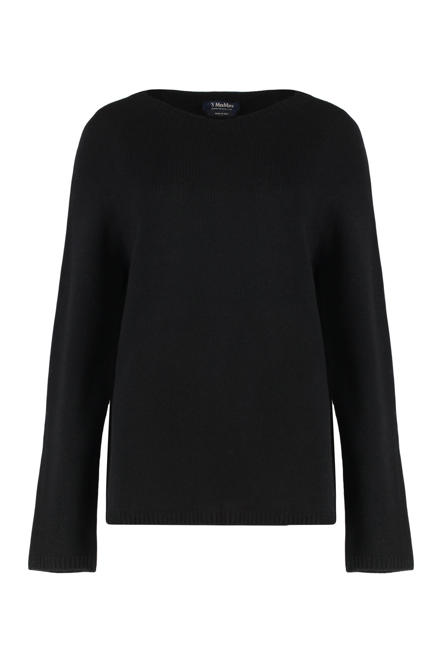 Crew Neck Sweater Wool And Cashmere Black