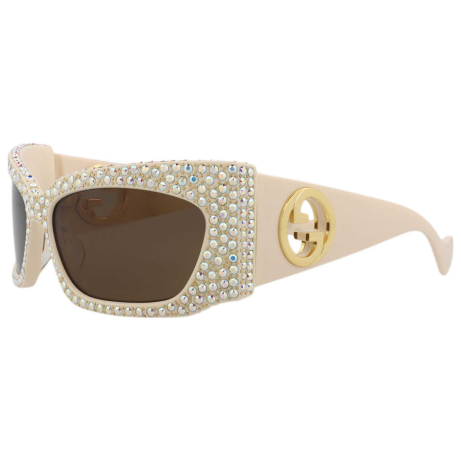 Preloved - Gucci Womens 62 Mm Ivory Sunglasses Gg1412s-30014422-002 One Color