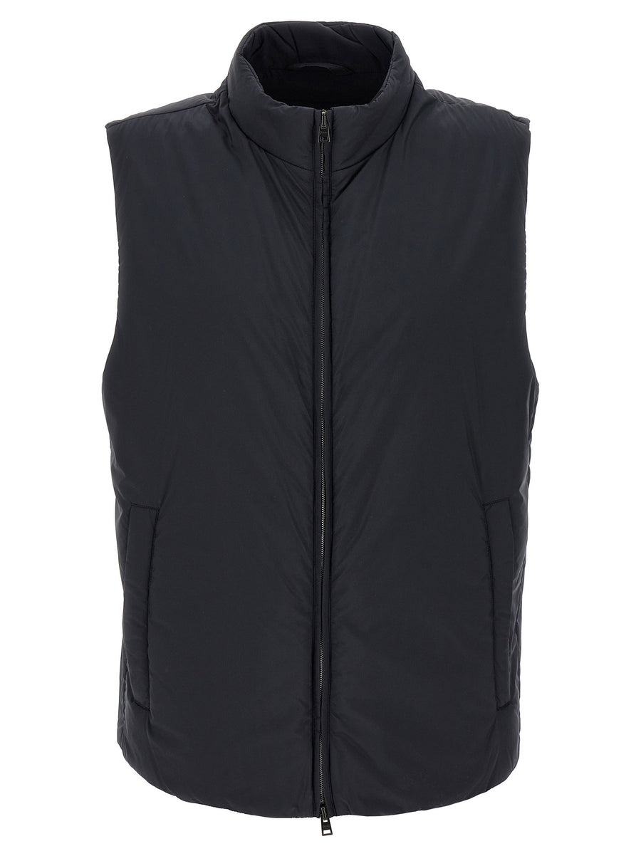 Herno Ecoage Vest — Black