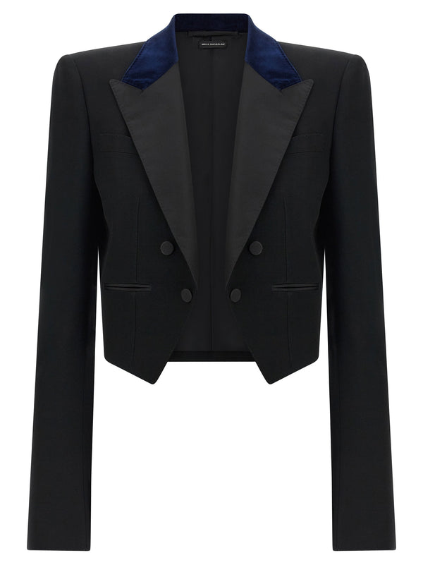 Tom Ford حذاء شارب بليزر — أسود