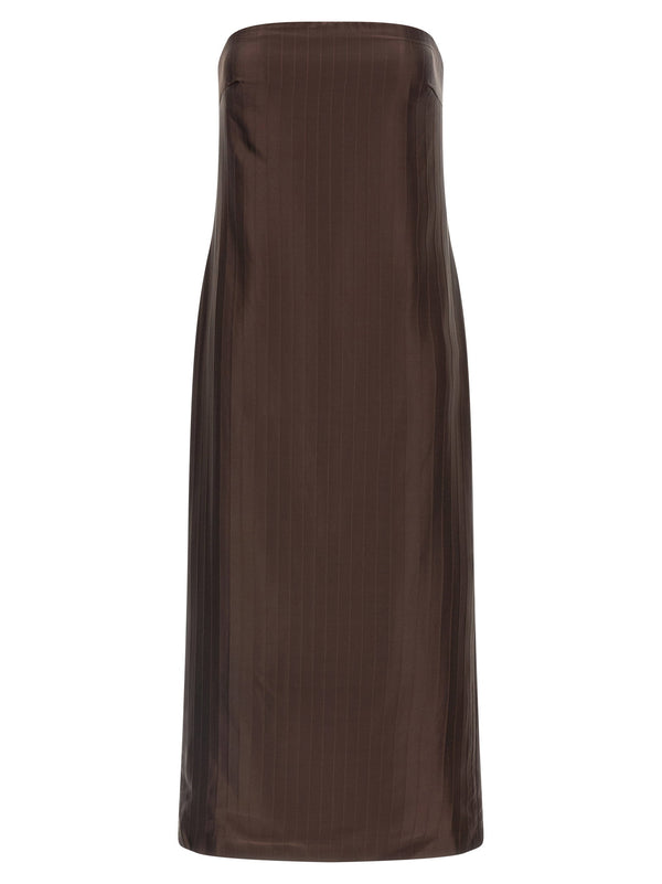 Loulou De Saison Giulia Dress — Brown