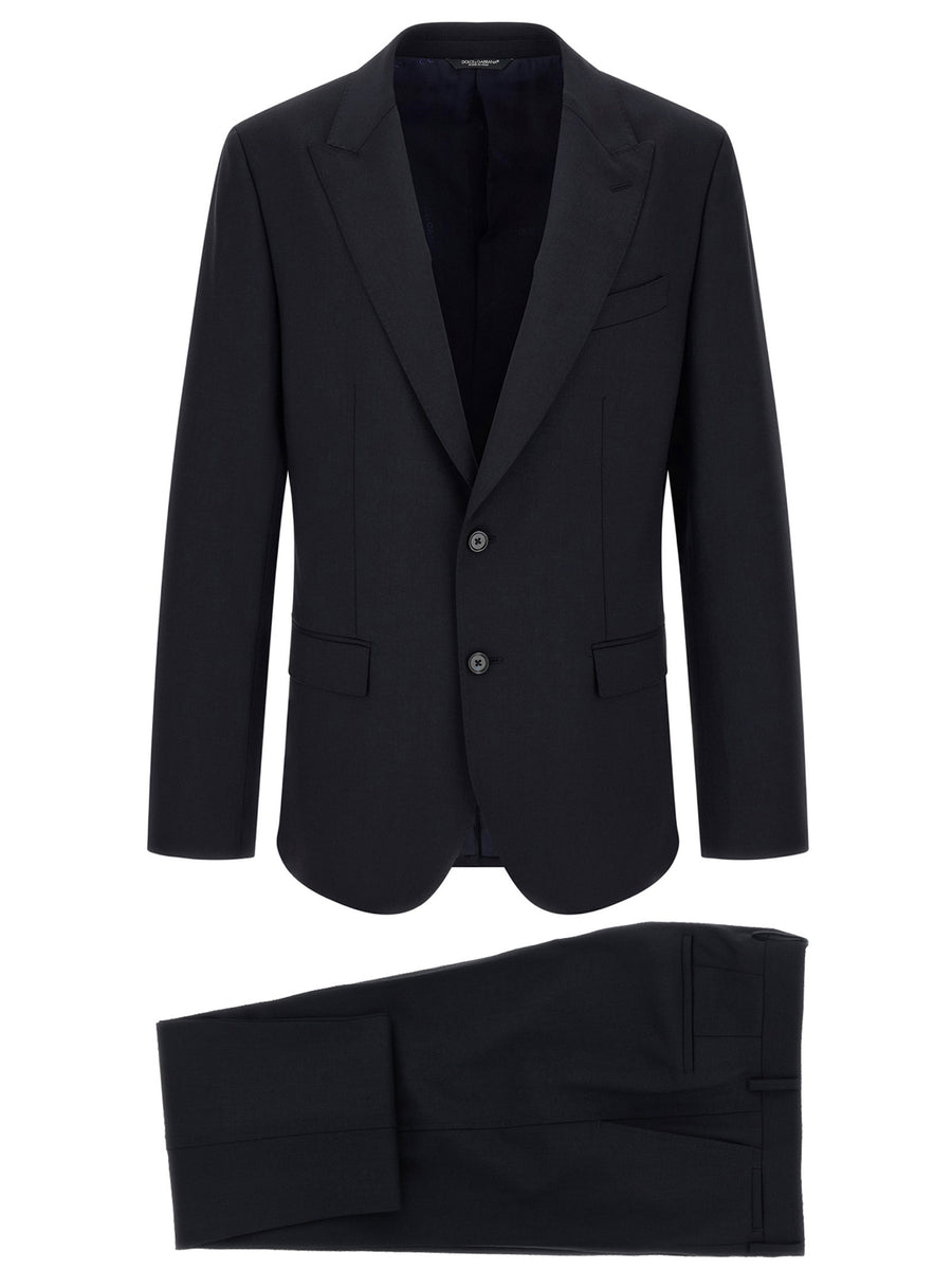 Dolce & Gabbana Martini Light Pant Suit — Black