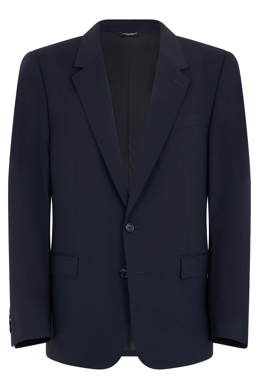 Single-Breasted Jacket Very Dark Blue Virgin Wool Suit & Dinner