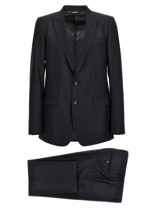 Dolce & Gabbana Martini Pant Suit — Black
