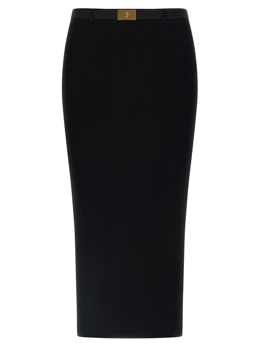 Elisabetta Franchi skirt in black