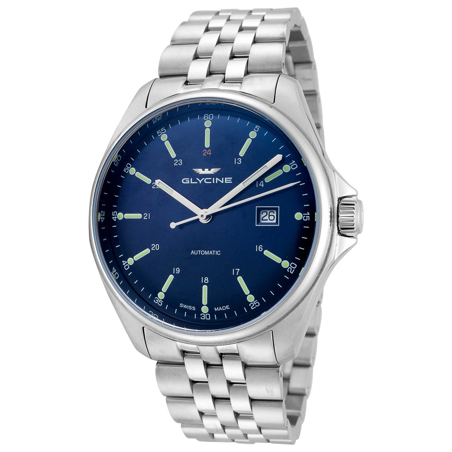 Glycine Mens Combat 6 Classic 43mm Automatic Watch Gl0102 One Color Watches