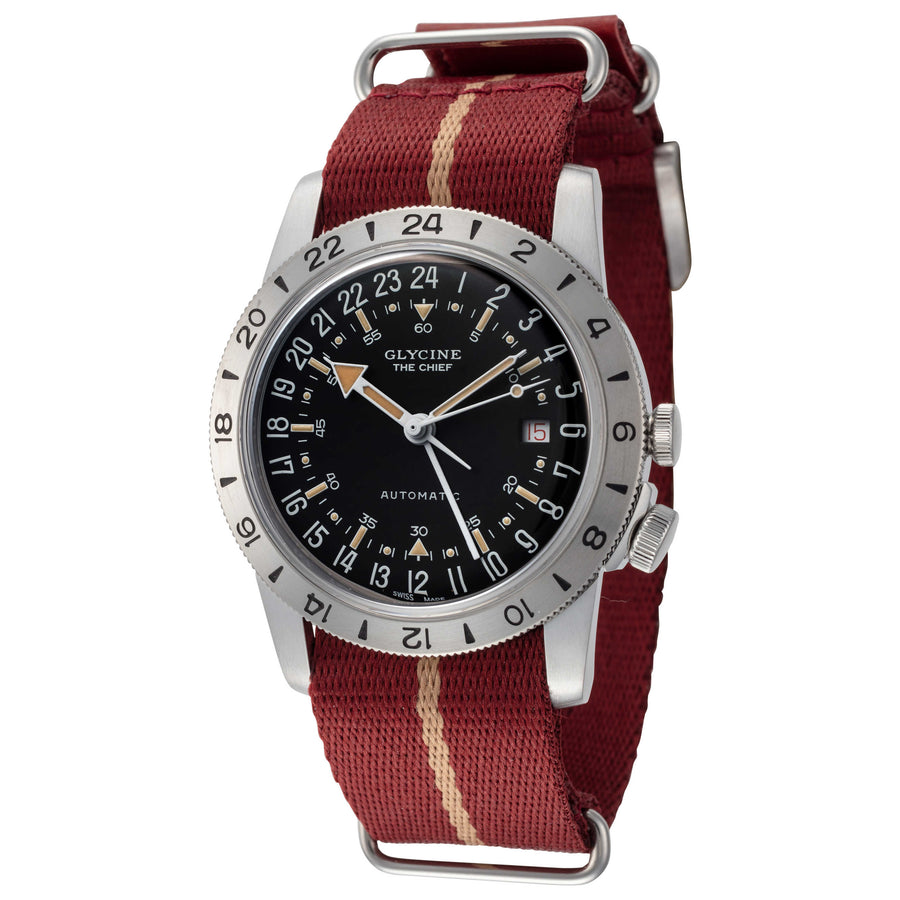 Glycine Unisex Airman The Chief Gmt 40mm Automatic Watch Gl0472 One Color Watches