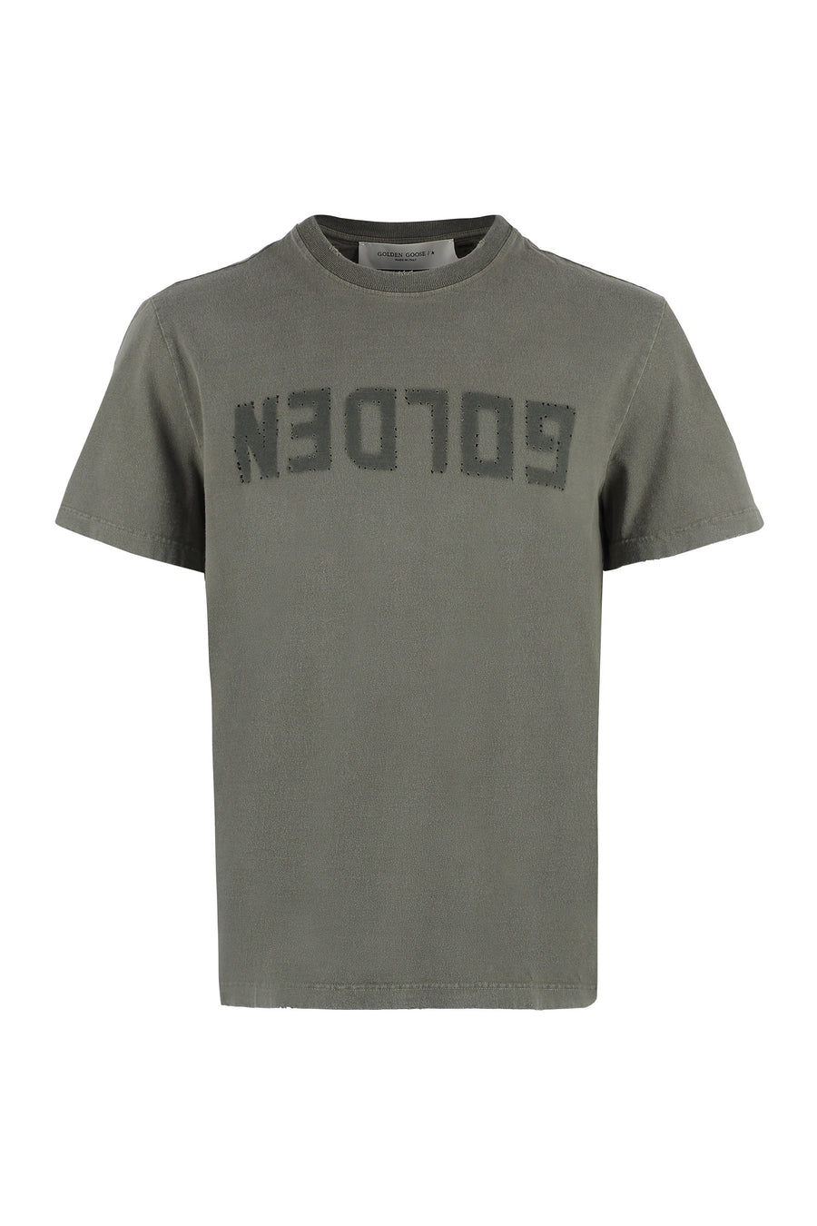Logo Cotton T-Shirt Green T-shirts