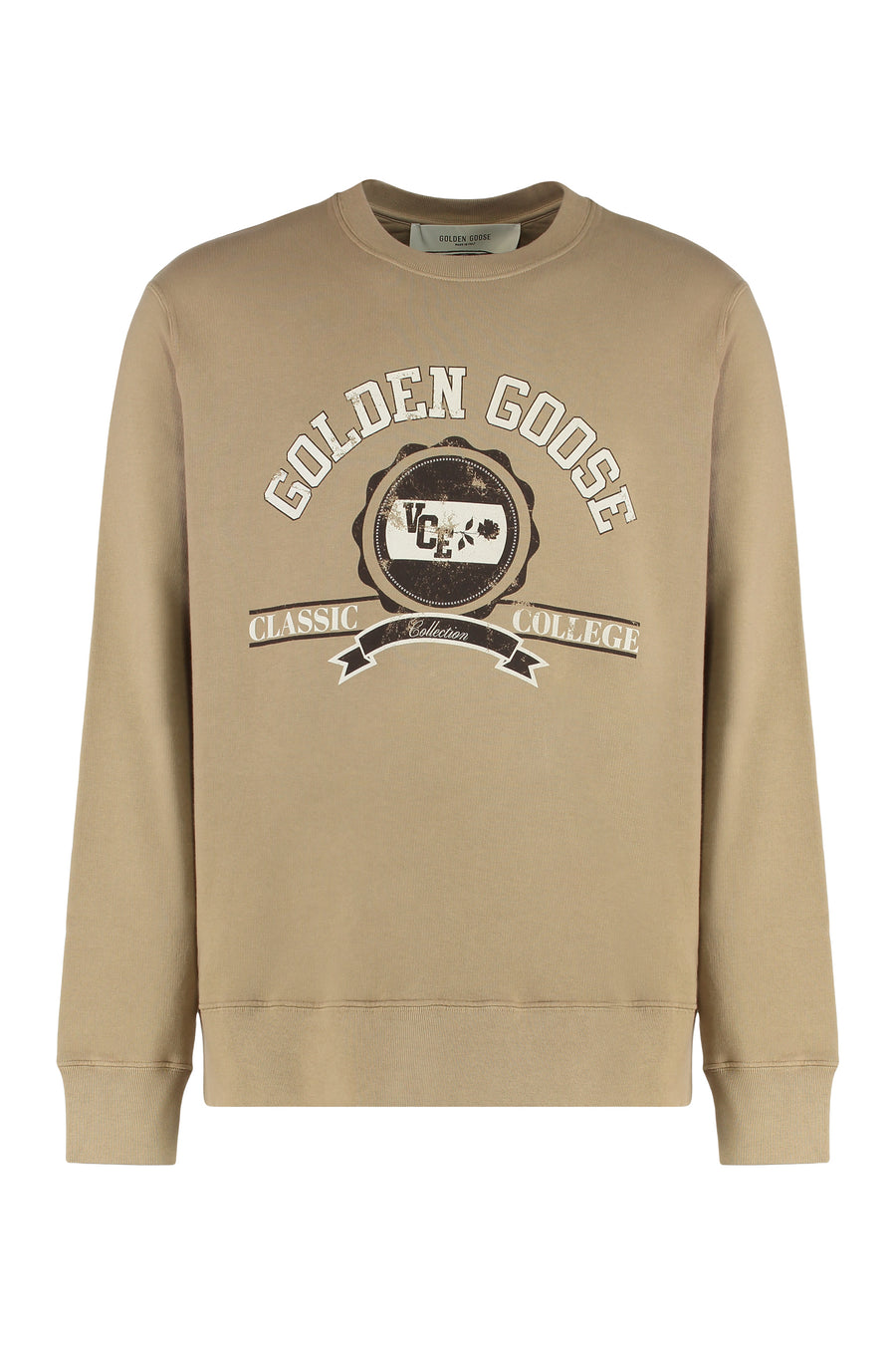 Beige Cotton Sweatshirt Sweatshirts