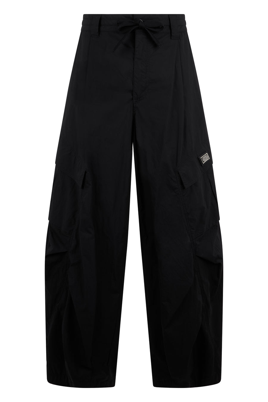 Cargo Trousers Cotton Black