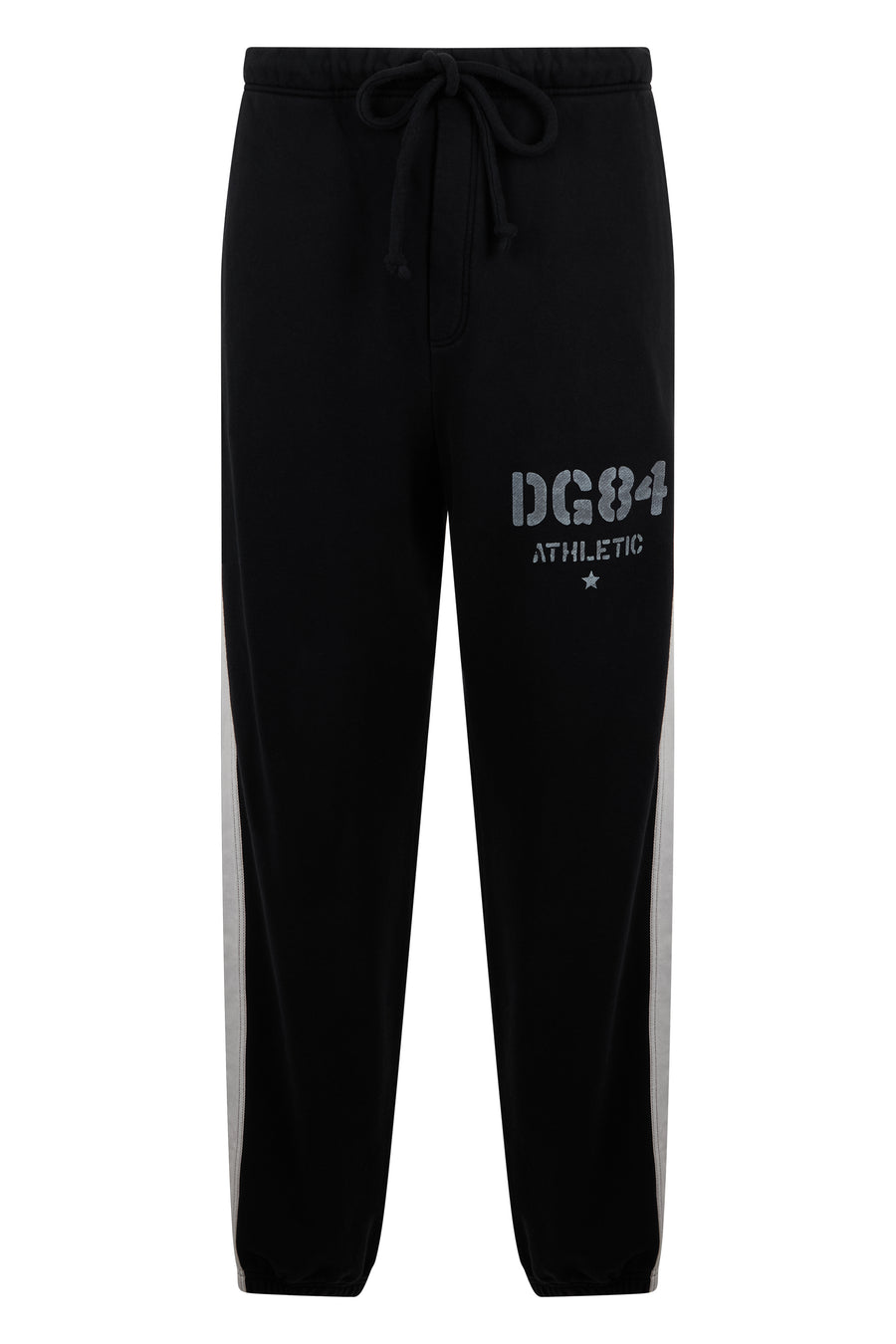 Track Trousers Black Cotton Pants