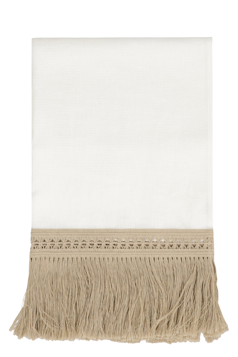 Linen Stole Ivory Scarf
