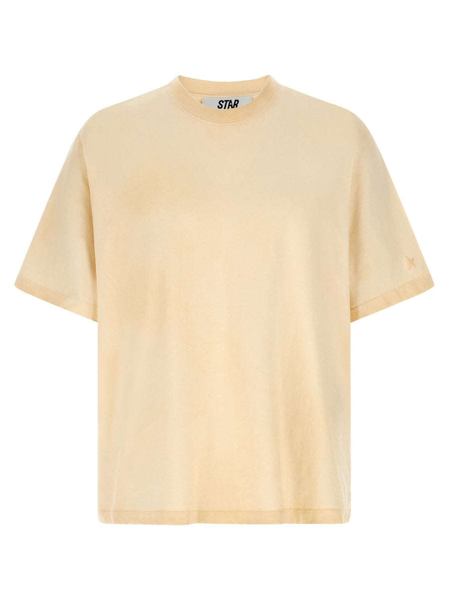 Golden Goose Logo T-Shirt — Cream