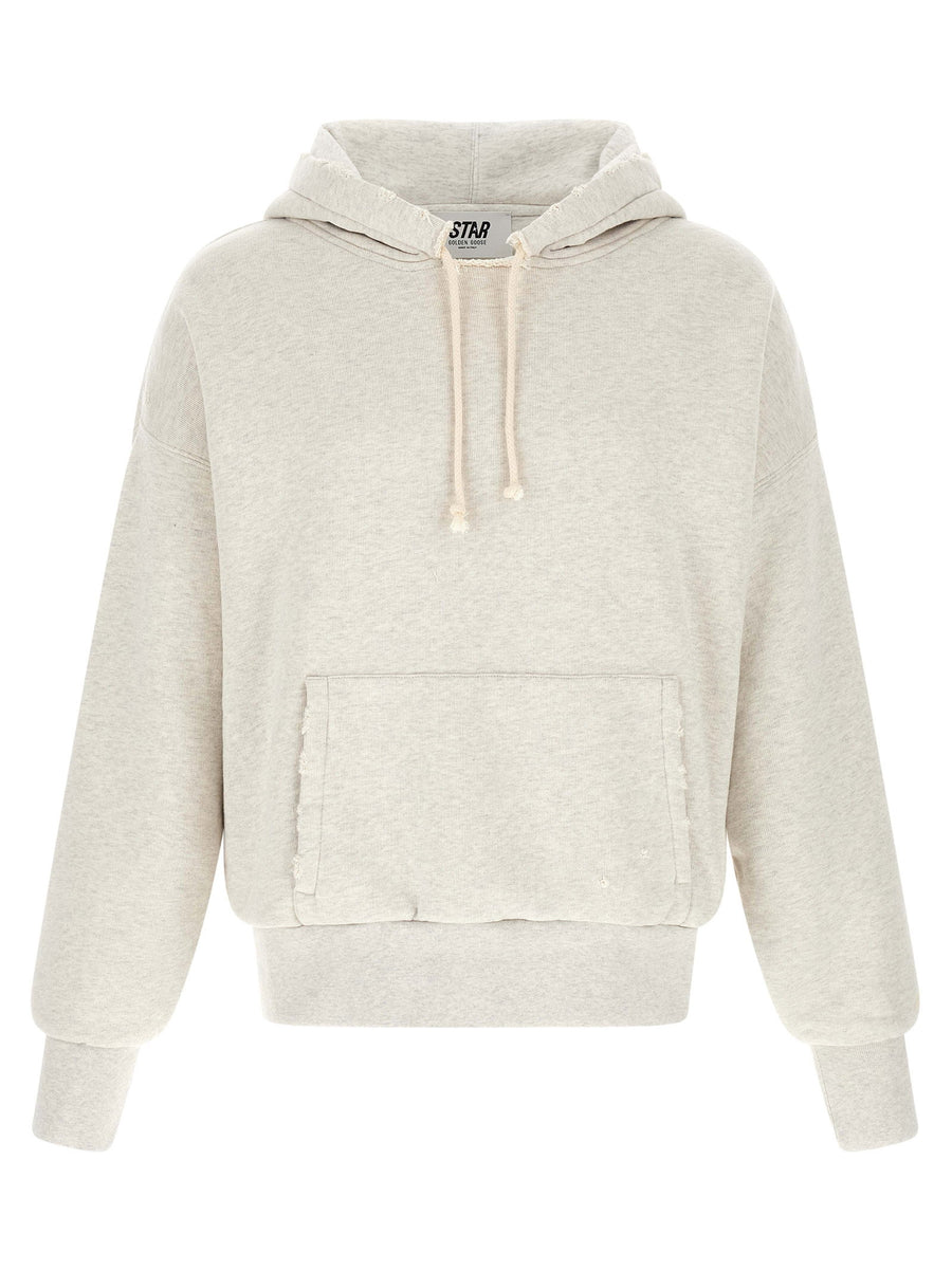 Golden Goose Star Hoodie — Grey