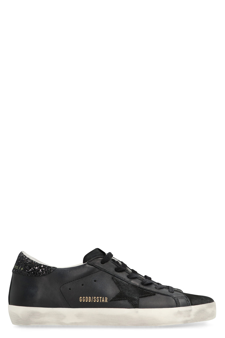 Sneakers Low-Top Leather Black Cotton Trainers