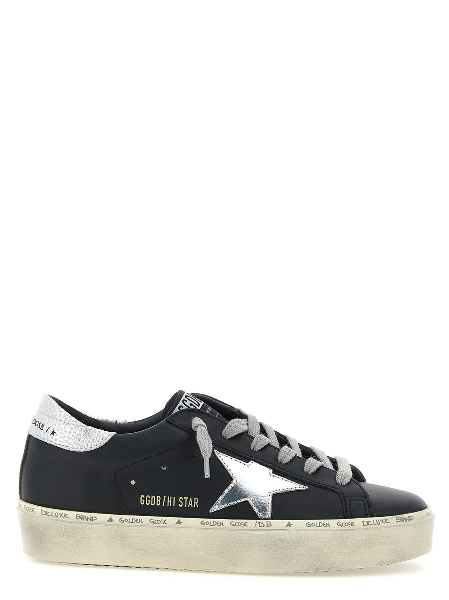 Golden Goose Hi Star Sneaker — Black
