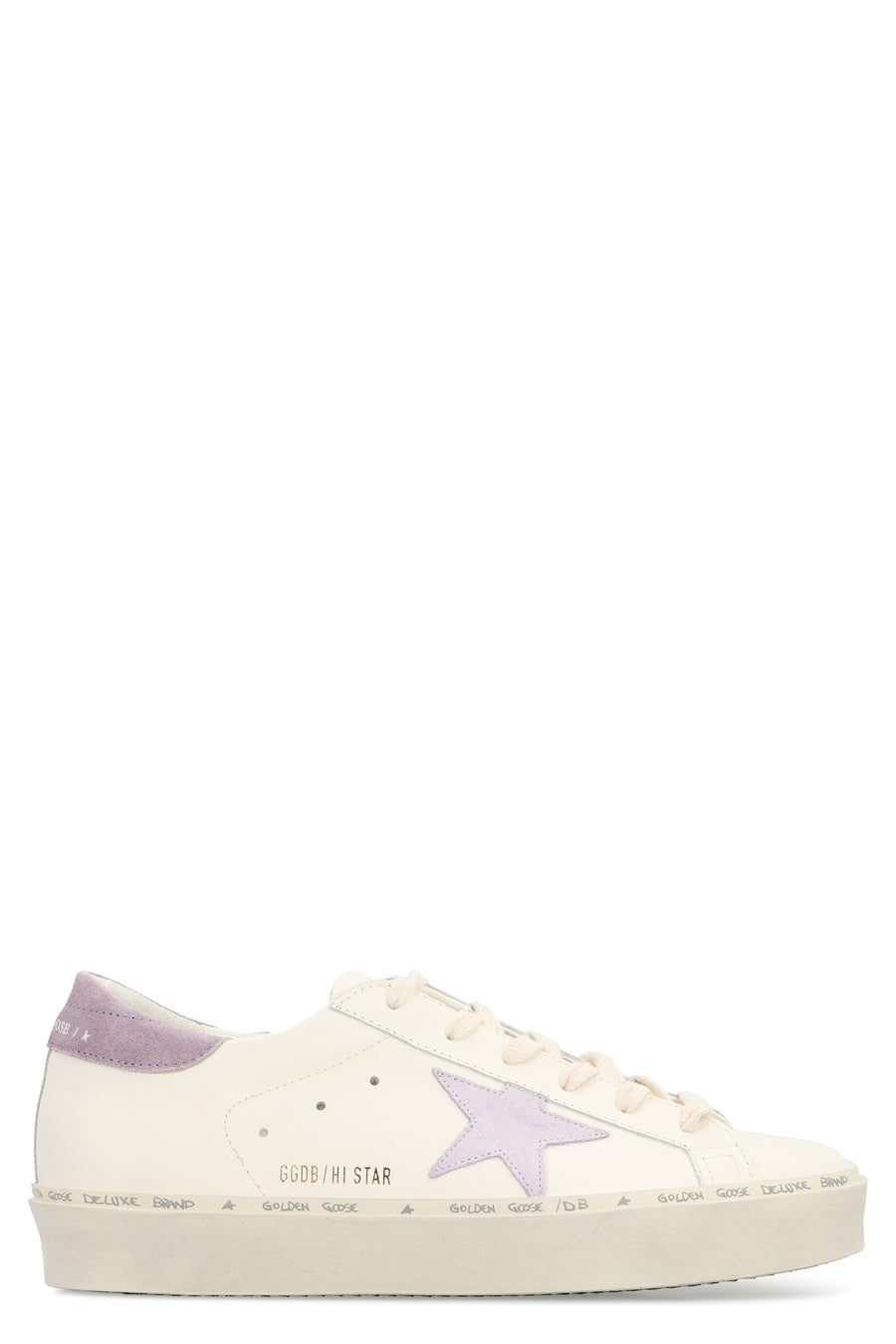 Sneakers Hi Star Leather White-Lilac White/lilac Cow Hide Trainers