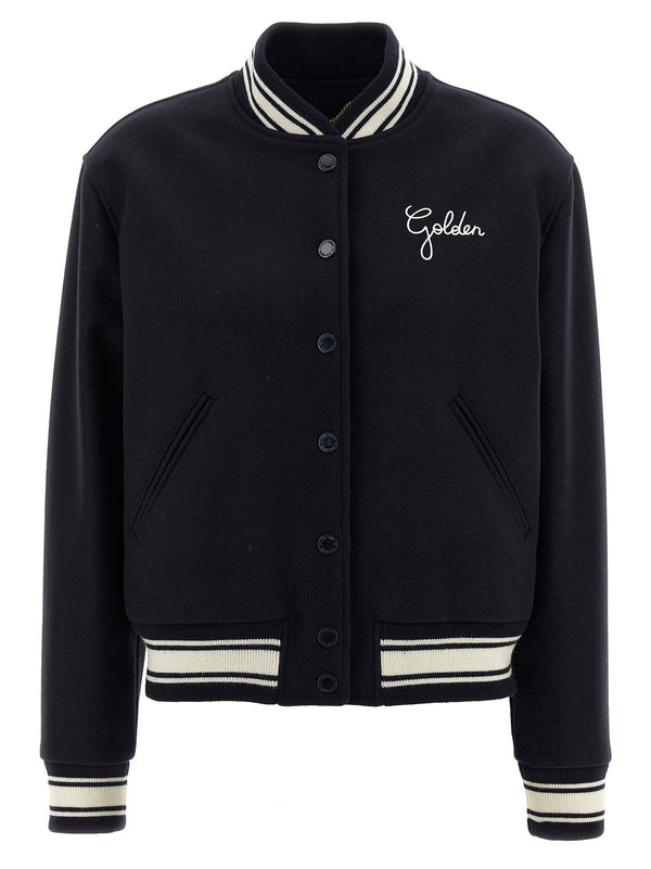 جاكيت بومبر Golden Goose ديرسي جاكيت — أسود