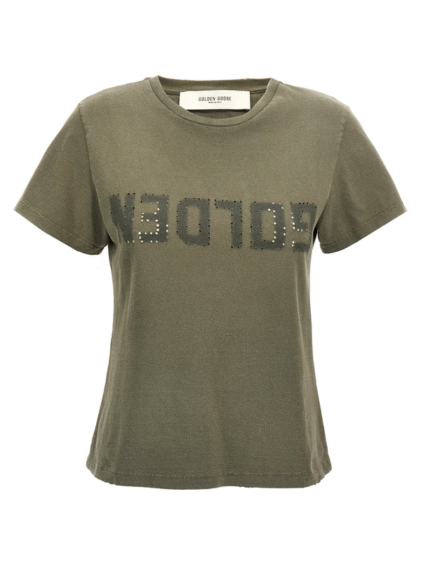 Golden Goose تيشيرت دوريس قميص — أخضر ميرمية