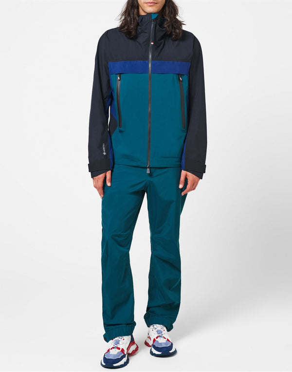 Moncler 100% Polyester ski pants in green