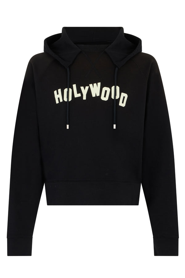 Hoodie Cotton Black Jumpers