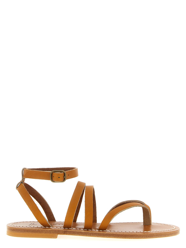 K.jacques Saint Tropez sandal in cognac