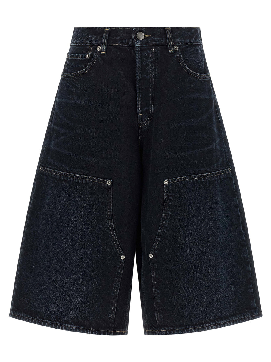 Haikure Bermuda Shorts — Indigo