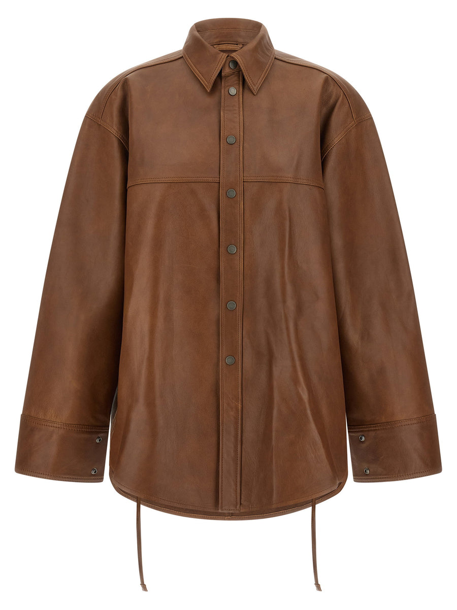 Haikure Overshirt — Brown