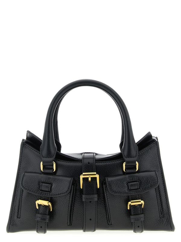 حقيبة Roxanne توب مقبض من Mulberry — أسود
