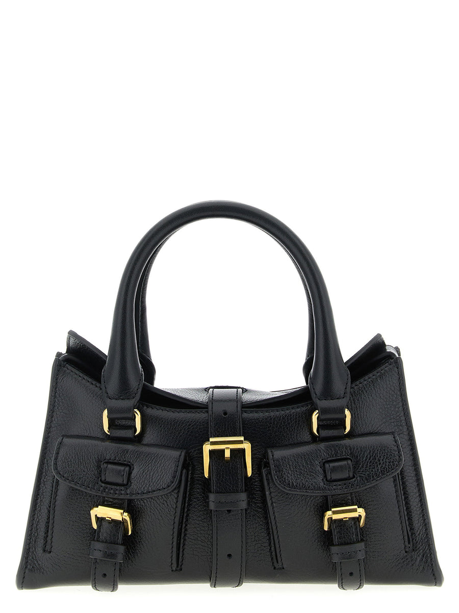 Mulberry Roxanne Top Handle Bag — Black