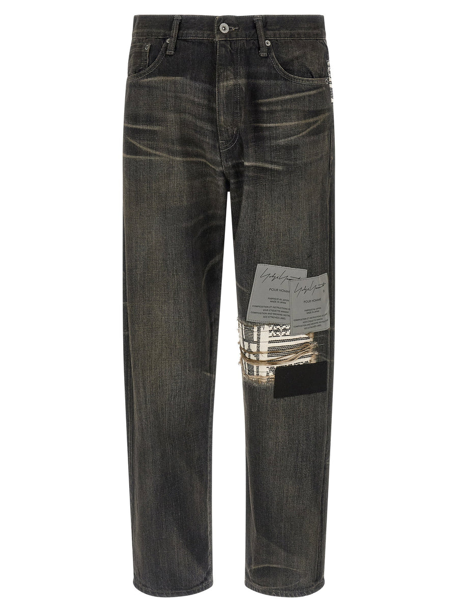 Yohji Yamamoto Savege Jeans — Black