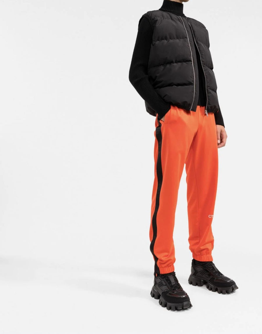 Heron Preston 55% Polyester joggers in orange