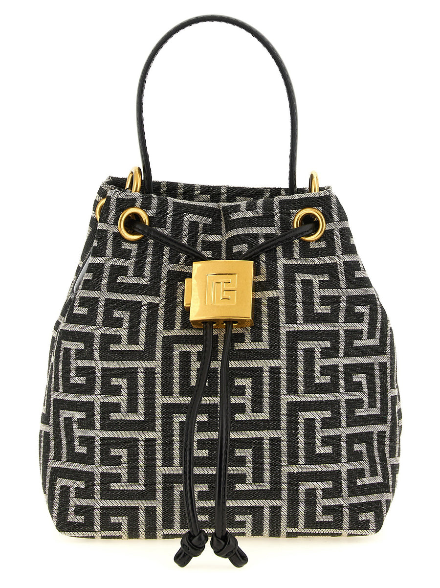 Balmain Pulse Bucket Bag — Black