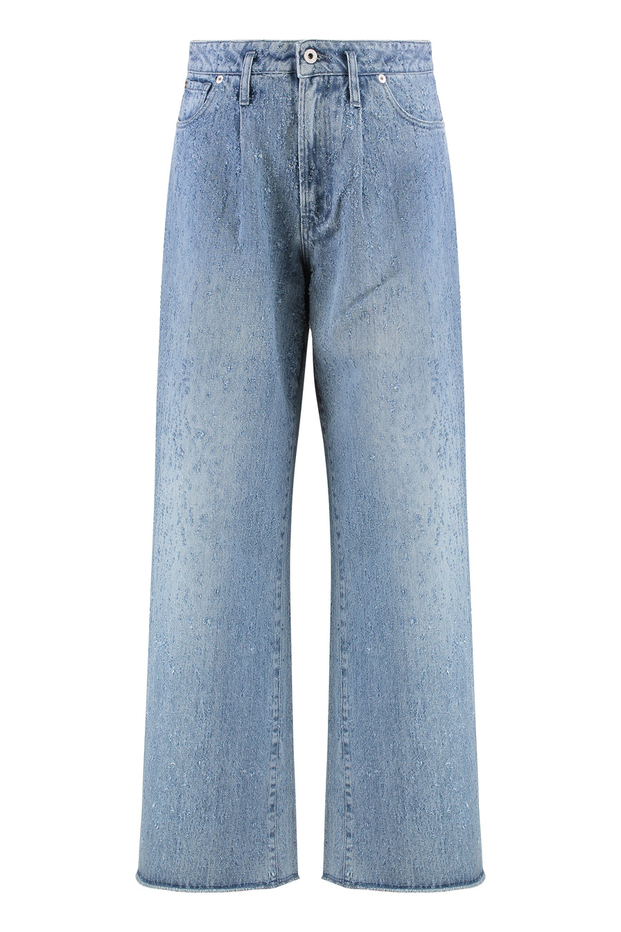 Wide-Leg Jeans Denim Cotton