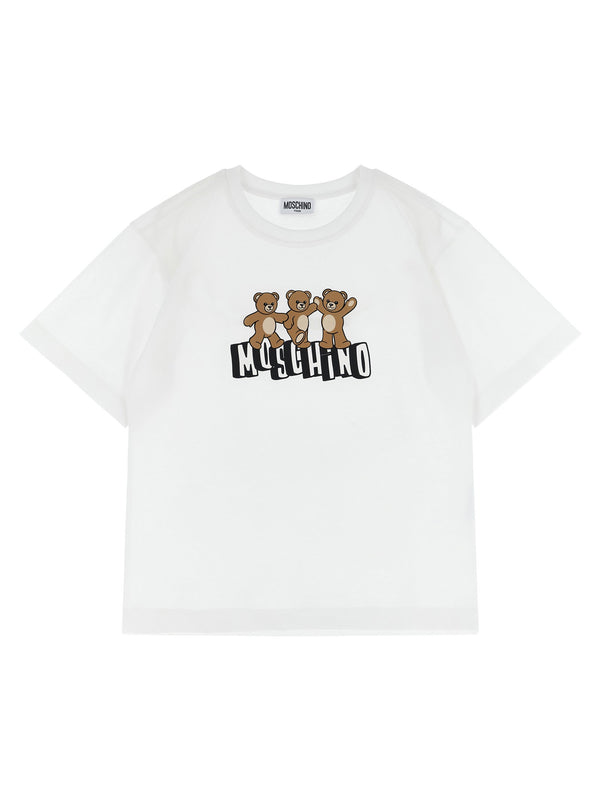 Moschino Kid Teen t-shirt in white