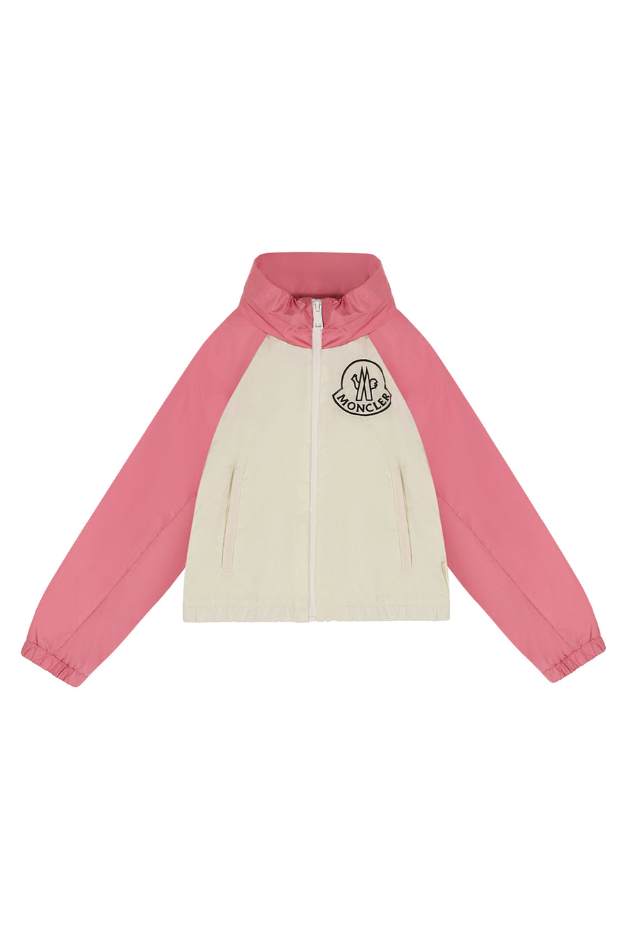 Moncler Enabish Full Zip Jacket Pink Polyamide