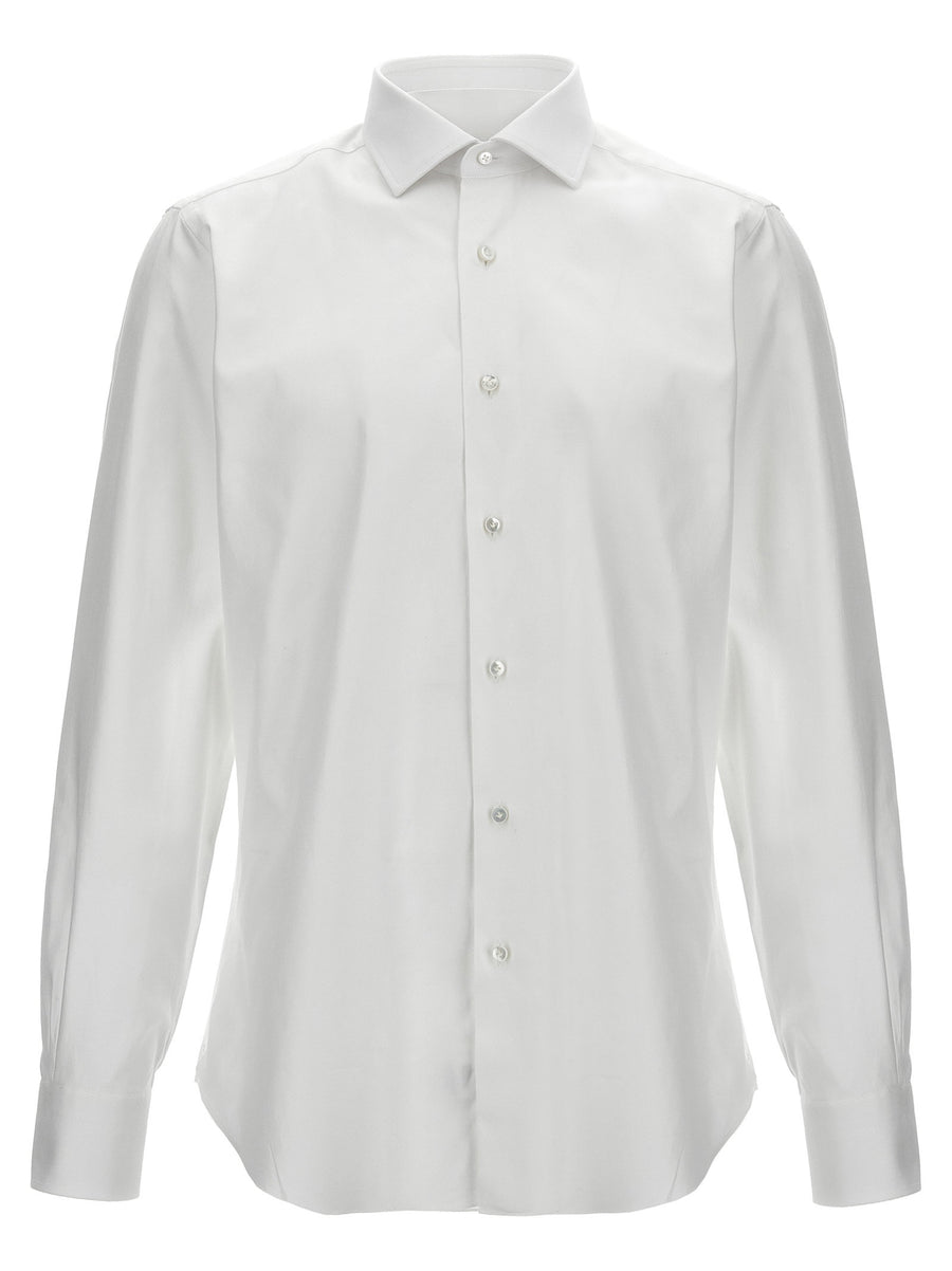 Barba Cotton Shirt — White